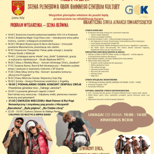 PROGRAM SZCZEGÓŁOWY PROGRAM SZCZEGÓŁOWY